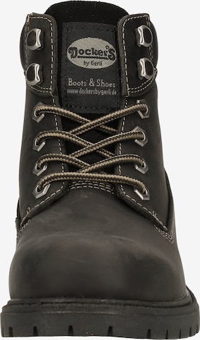 Dockers by Gerli Lace-Up Ankle Boots in Black