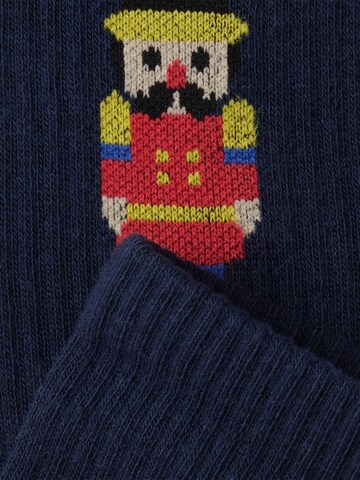 Von Jungfeld Socks 'Tennis Weihnachtsmotive' in Blue