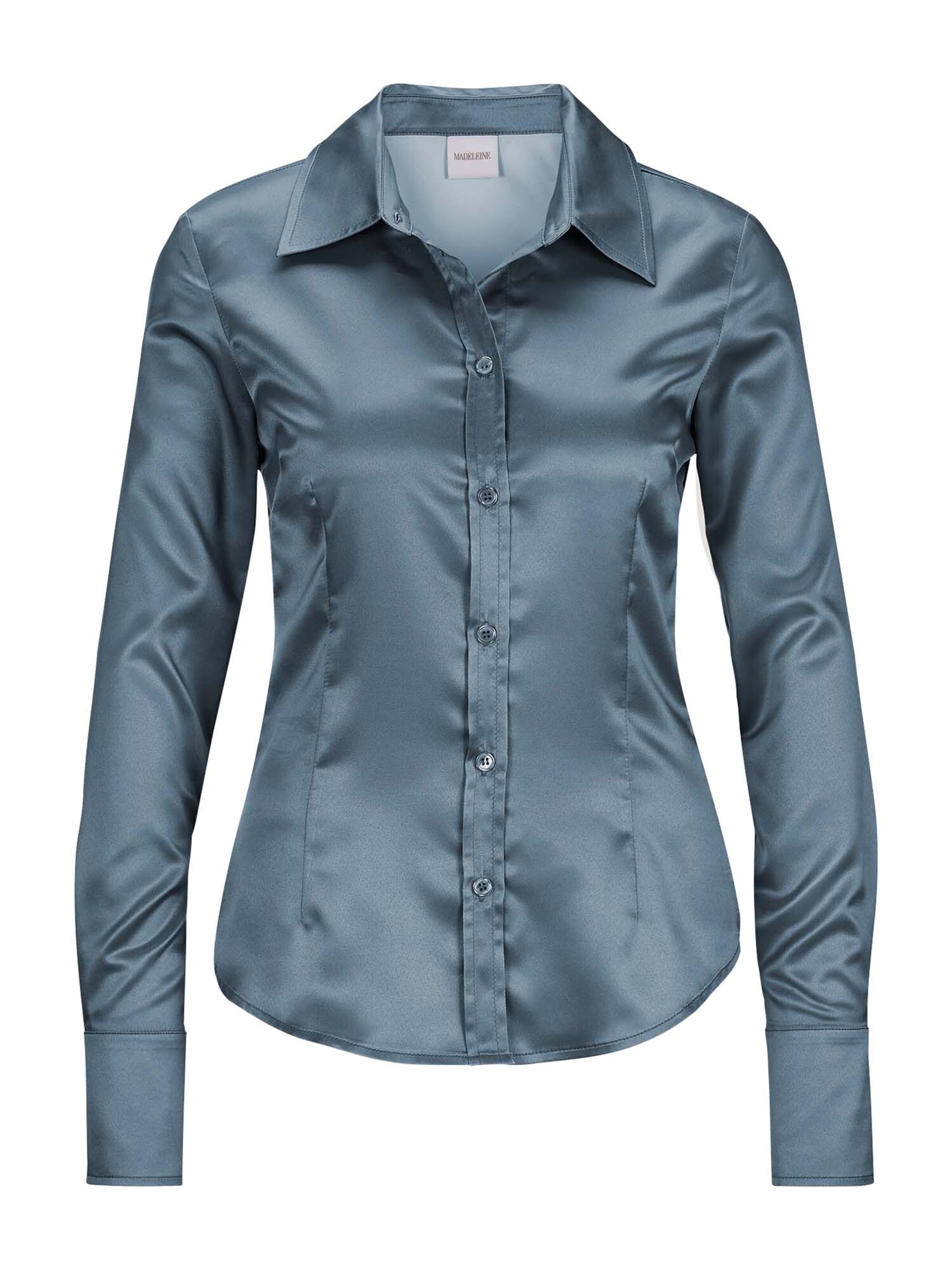 MADELEINE Blouse in Blauw: voorkant