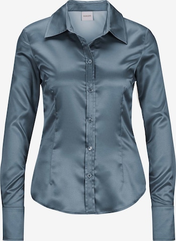 Chemisier MADELEINE en bleu : devant