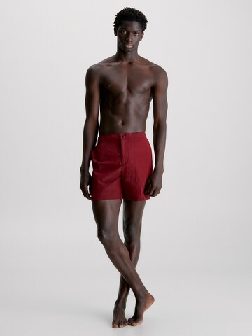 Calvin Klein Swimwear Badeshorts in Rot