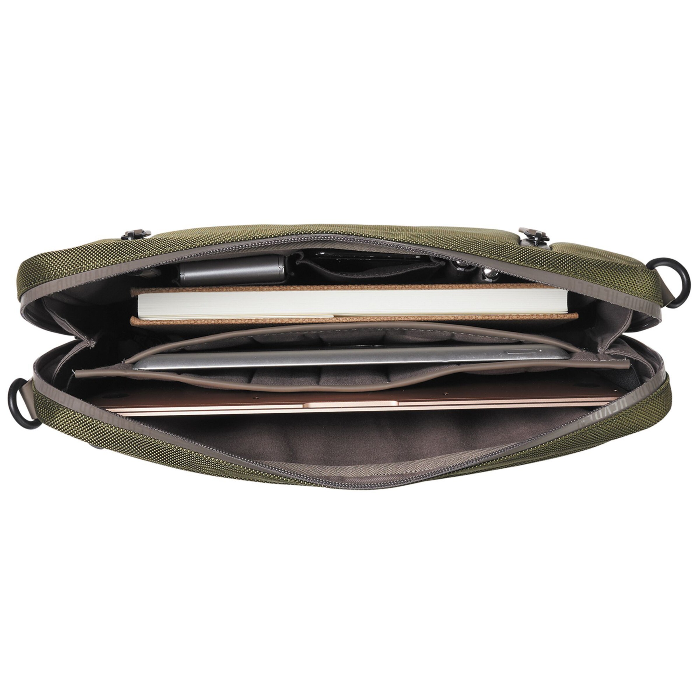 LEONHARD HEYDEN Aktentas 'Helsinki' in Groen