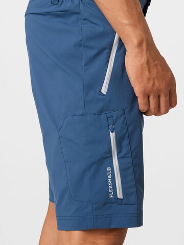 JACK WOLFSKIN Regular Outdoorhose 'OVERLAND' in Blau