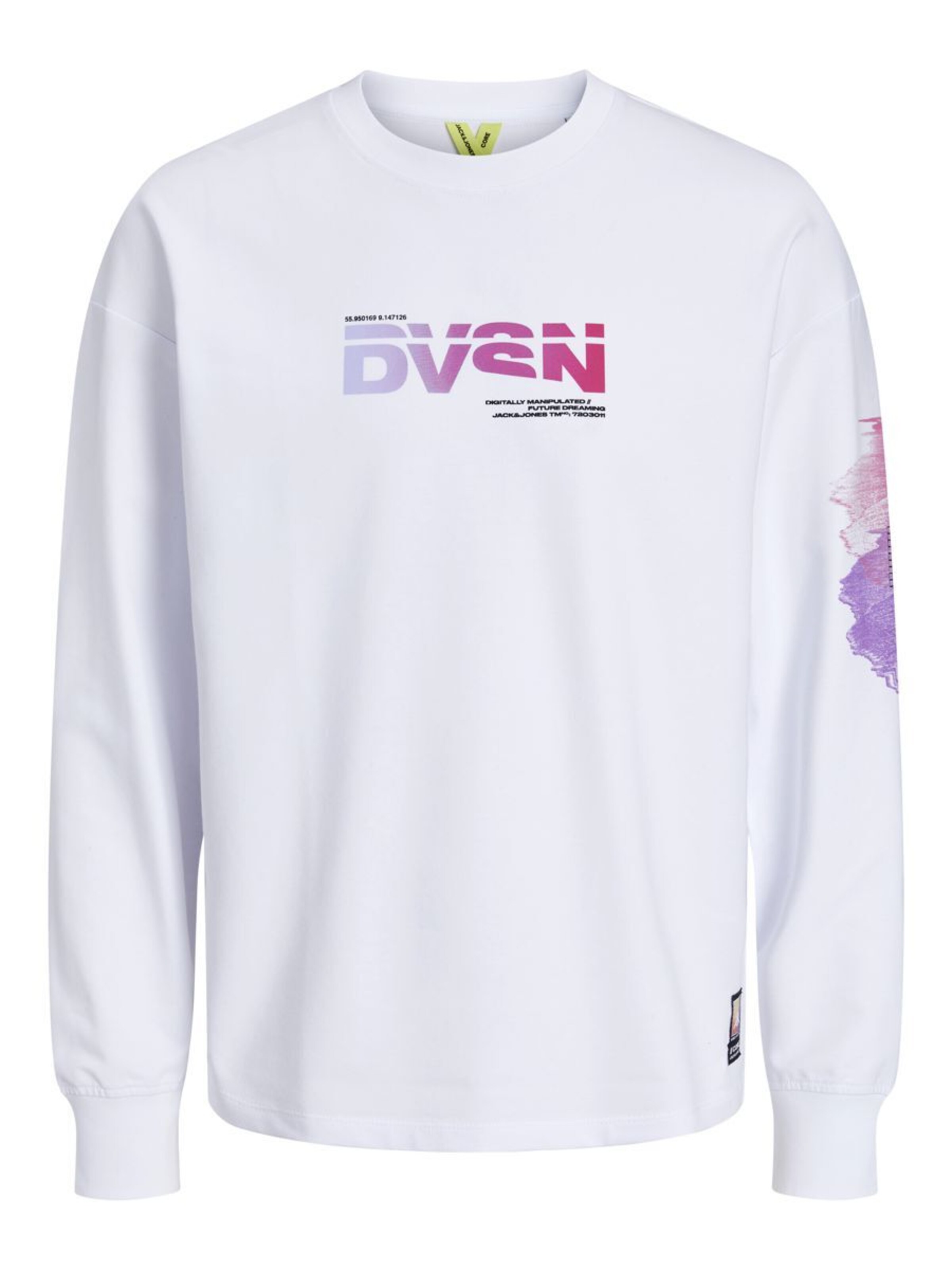 JACK & JONES Sweatshirt in Weiß: Vorderseite