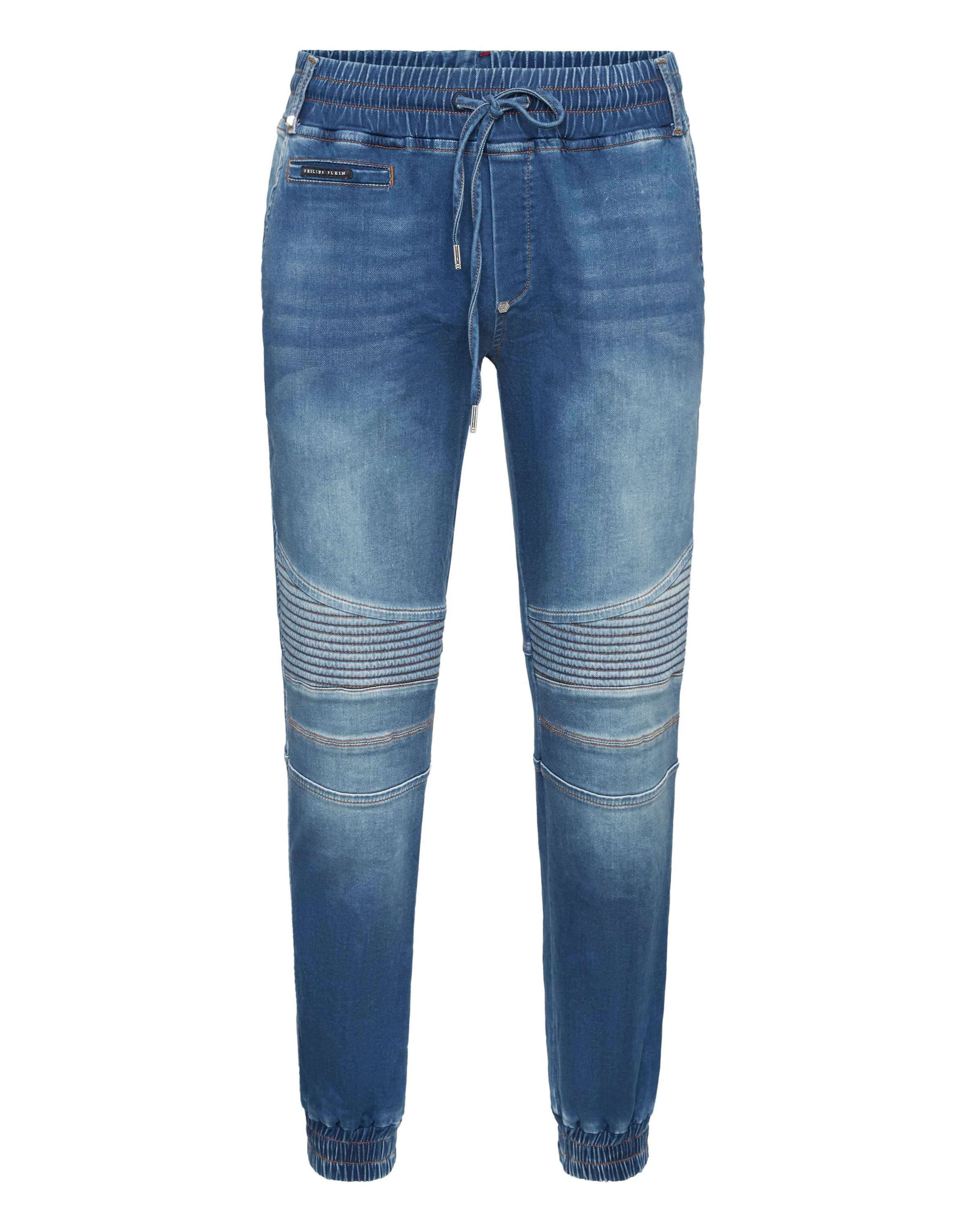 Philipp Plein - regular Vaquero en azul: frente