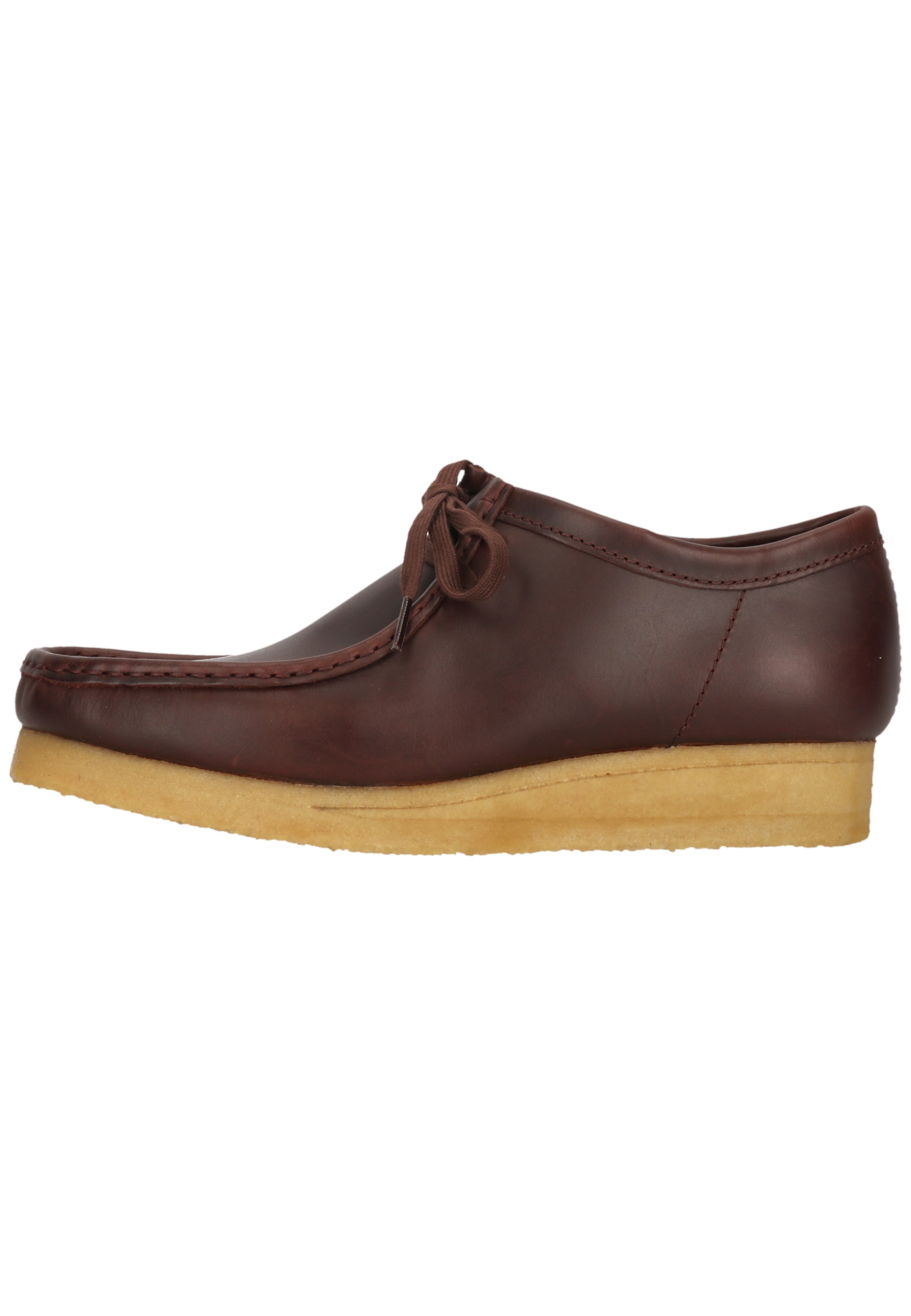 CLARKS Schnürschuhe 'Wallabee' in Rot
