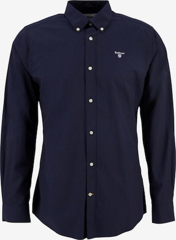 Camicia 'TREEPORT POPLIN MSH5753' di Barbour in blu: frontale