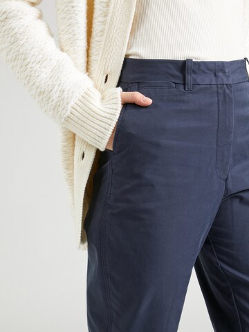 Marks & Spencer Regular Chino Pants 'Smart' in Blue