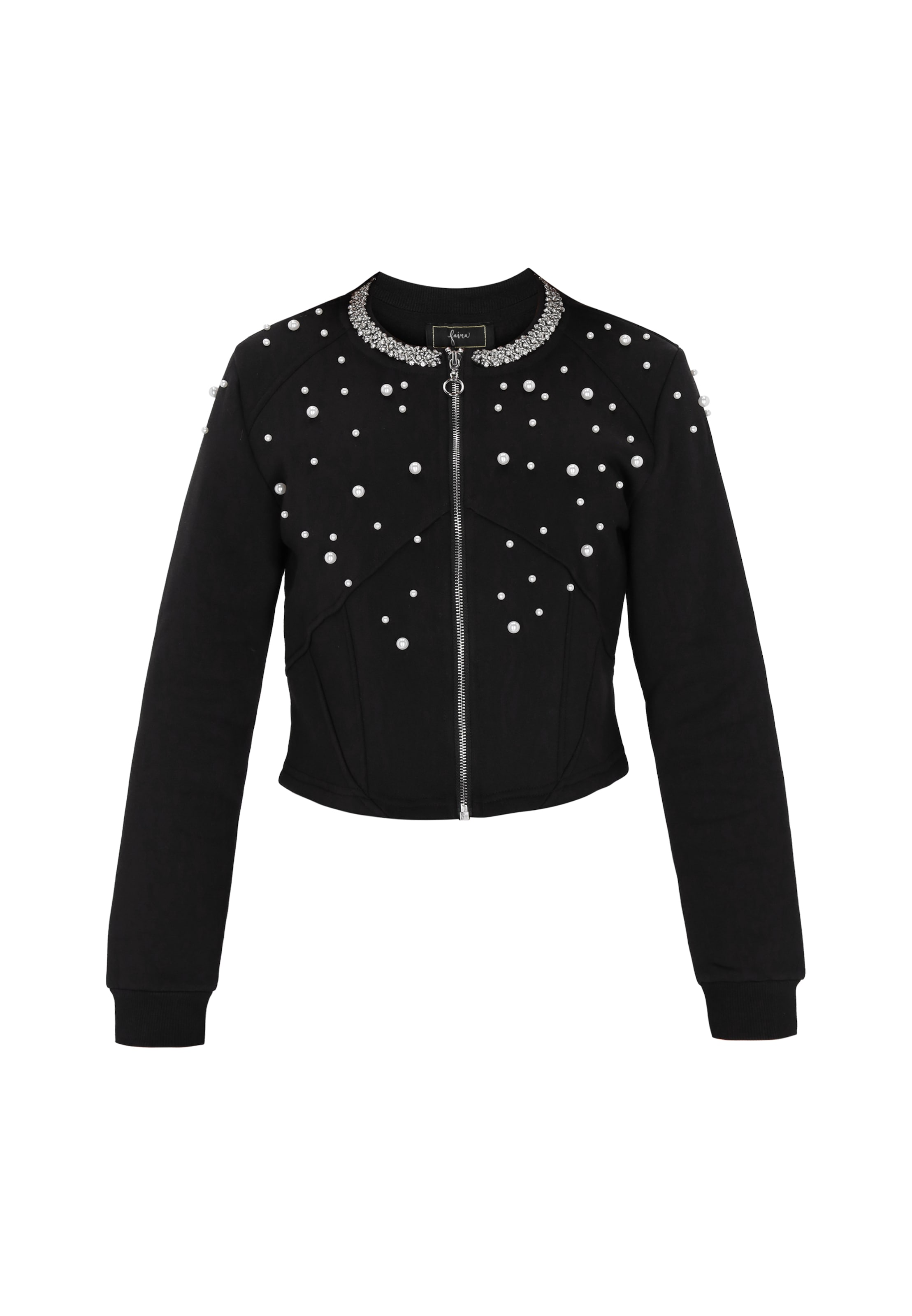 faina - Sweatshirt em preto: frente