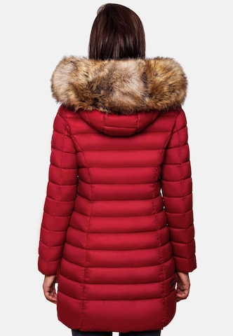 MARIKOO Winter coat 'Rose' in Red