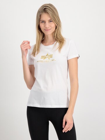 ALPHA INDUSTRIES - Camiseta en blanco