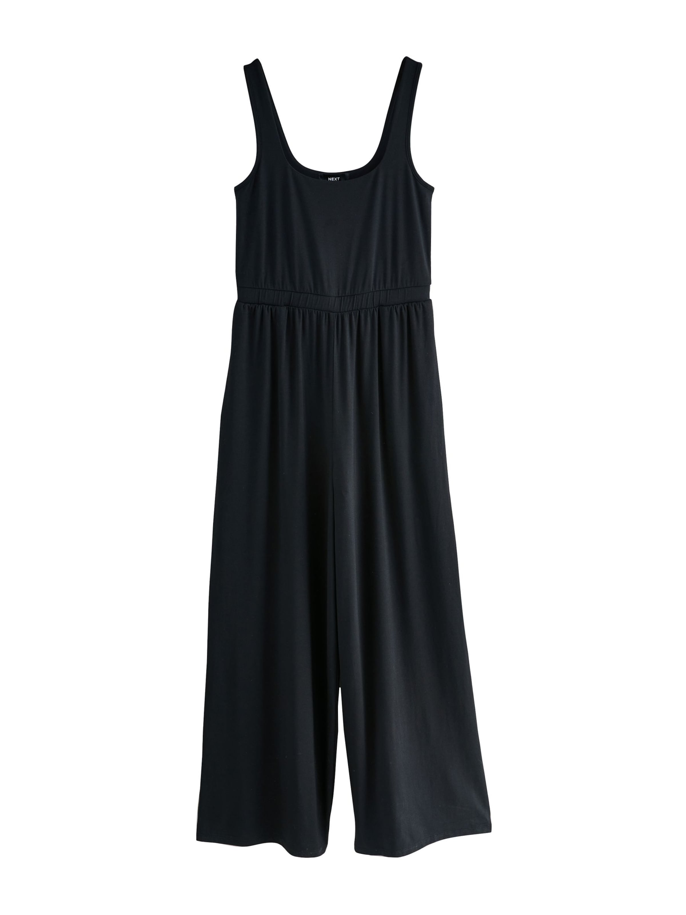 melns Next Kombinezons: no priekšpuses