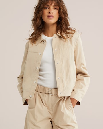 WE Fashion Jacke in Beige: Vorderseite