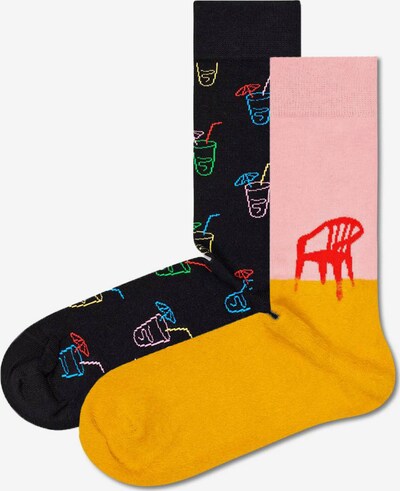 Happy Socks Chaussettes en mélange de couleurs, Vue avec produit