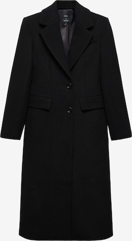 MANGO Přechodný kabát 'Linda' – černá: přední strana