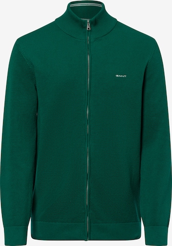 GANT Knit cardigan in Green: front