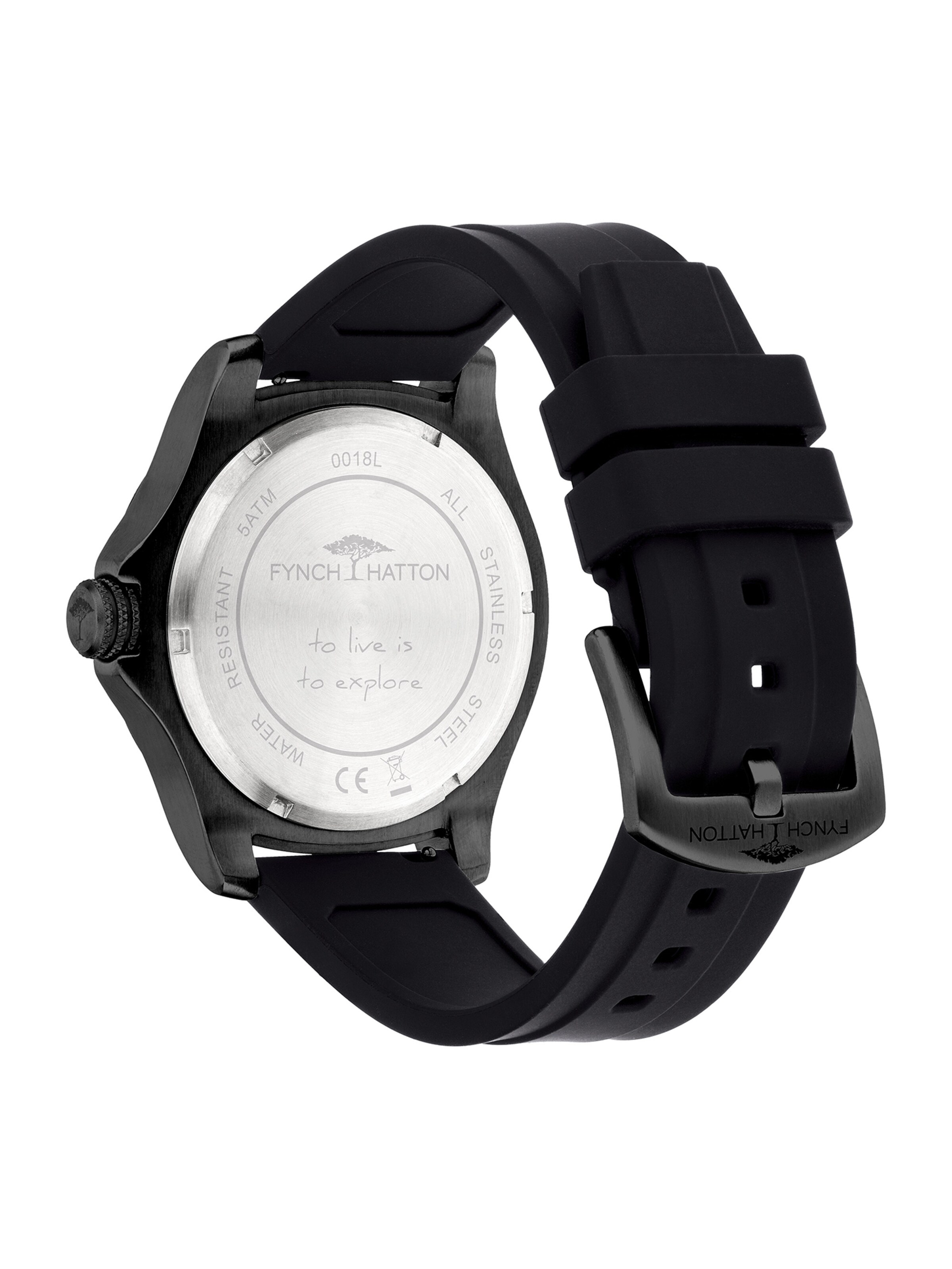 FYNCH-HATTON Analoog horloge in Zwart