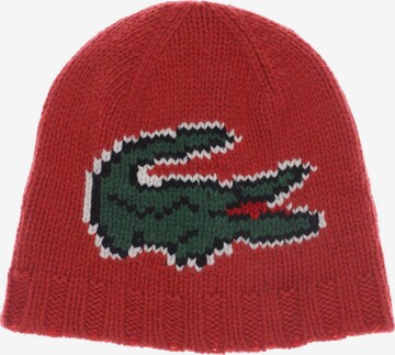 LACOSTE Hat & Cap in One size in Red: front