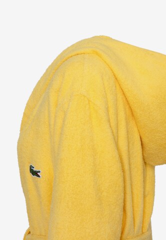 LACOSTE Short Bathrobe in Yellow
