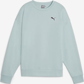 PUMA Athletic Sweatshirt in Blue: front