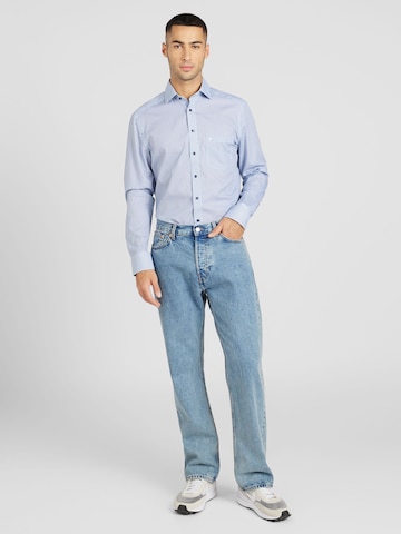 OLYMP Regular fit Button Up Shirt in Blue