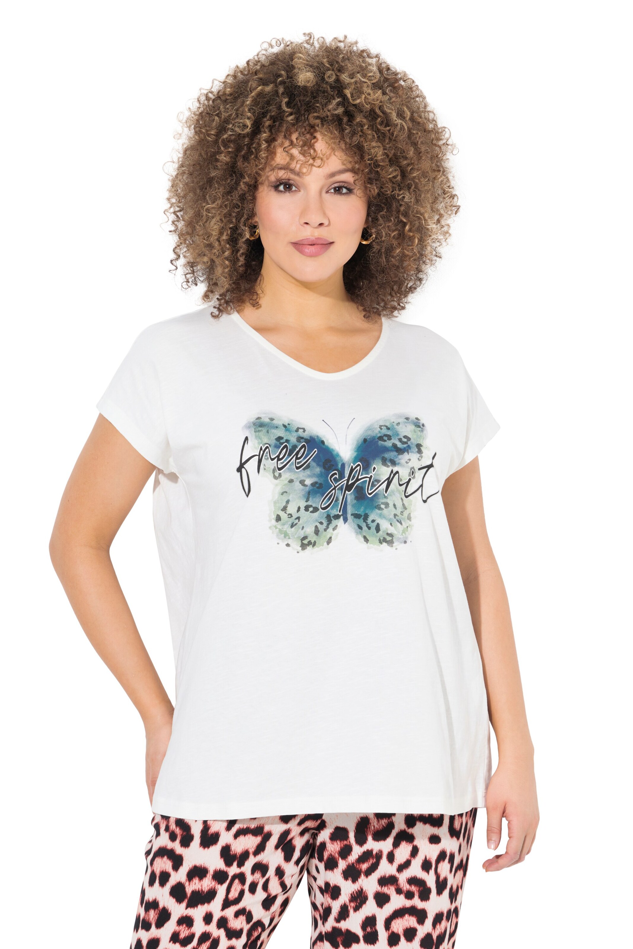 Ulla Popken Shirt in White: front