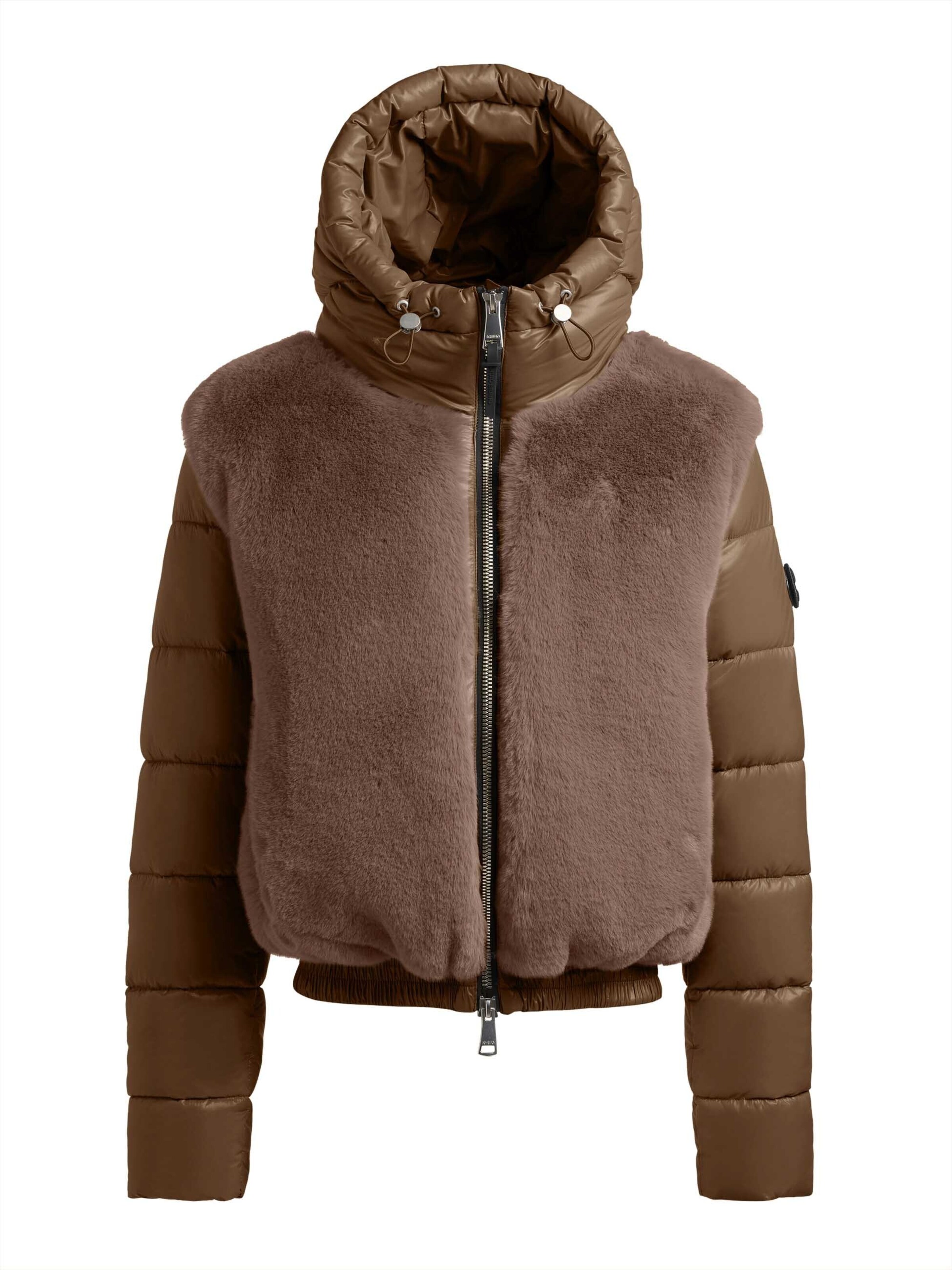khujo Jacke 'Onika' in Bronze: Vorderseite