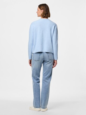 PIECES Knit cardigan in Blue