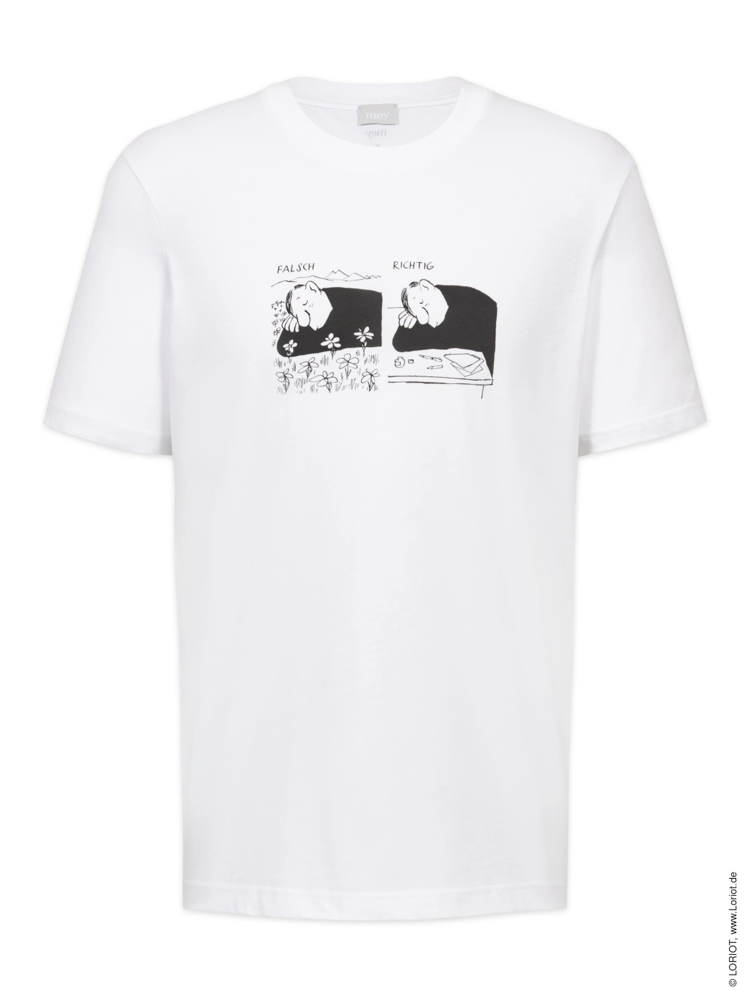 Mey Shirt 'Loriot' in Wit: voorkant