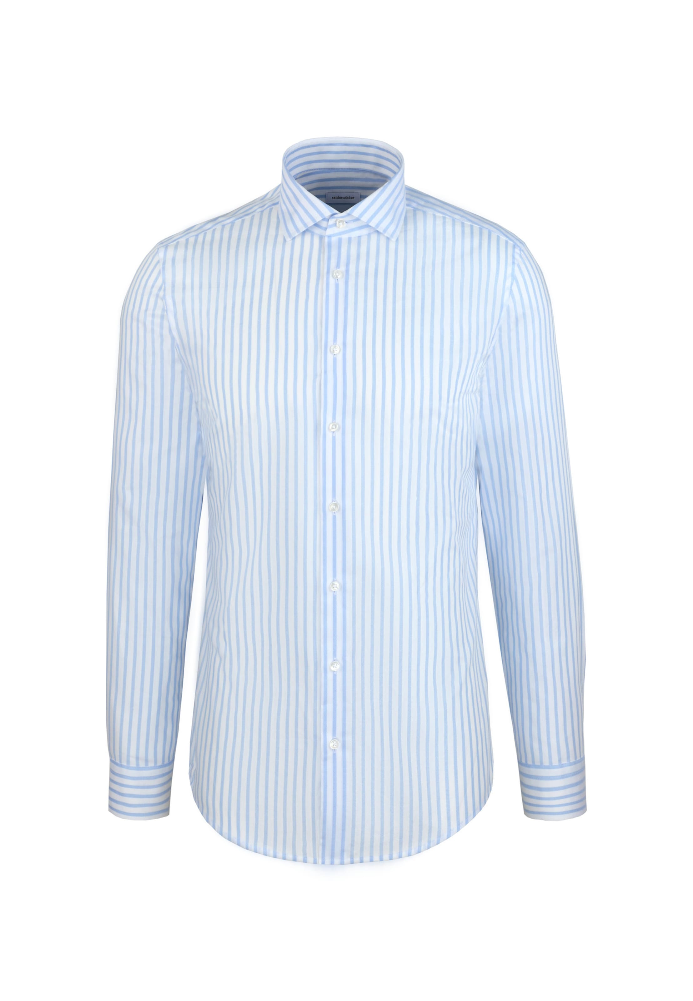 SEIDENSTICKER Slim fit Zakelijk overhemd in Blauw: voorkant