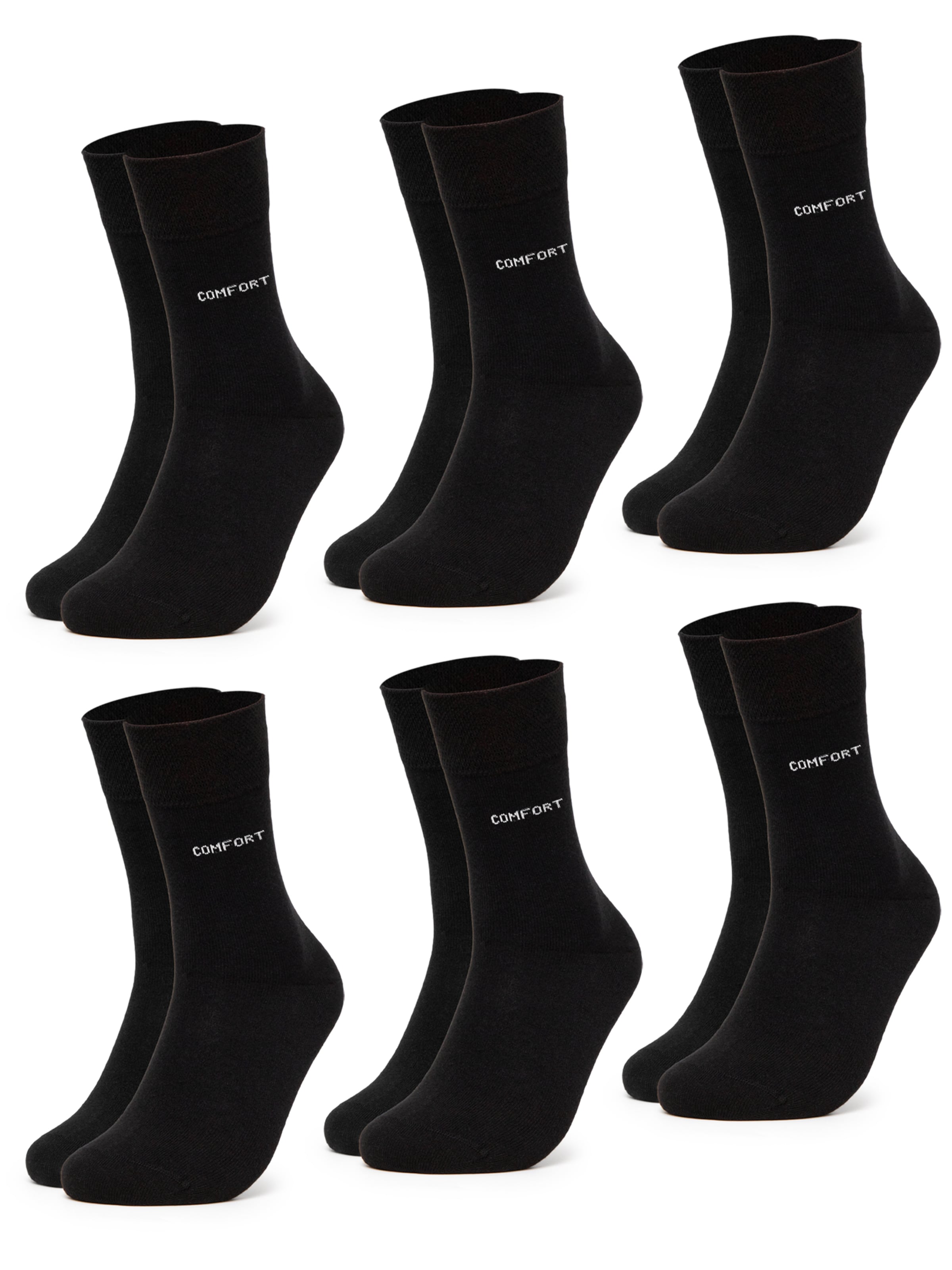 Occulto Socks 'Gabi' in Black: front