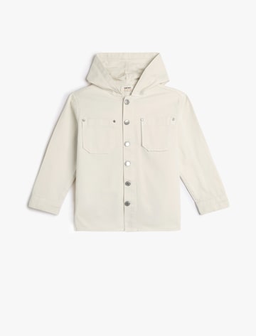 Koton Between-Season Jacket in White: front