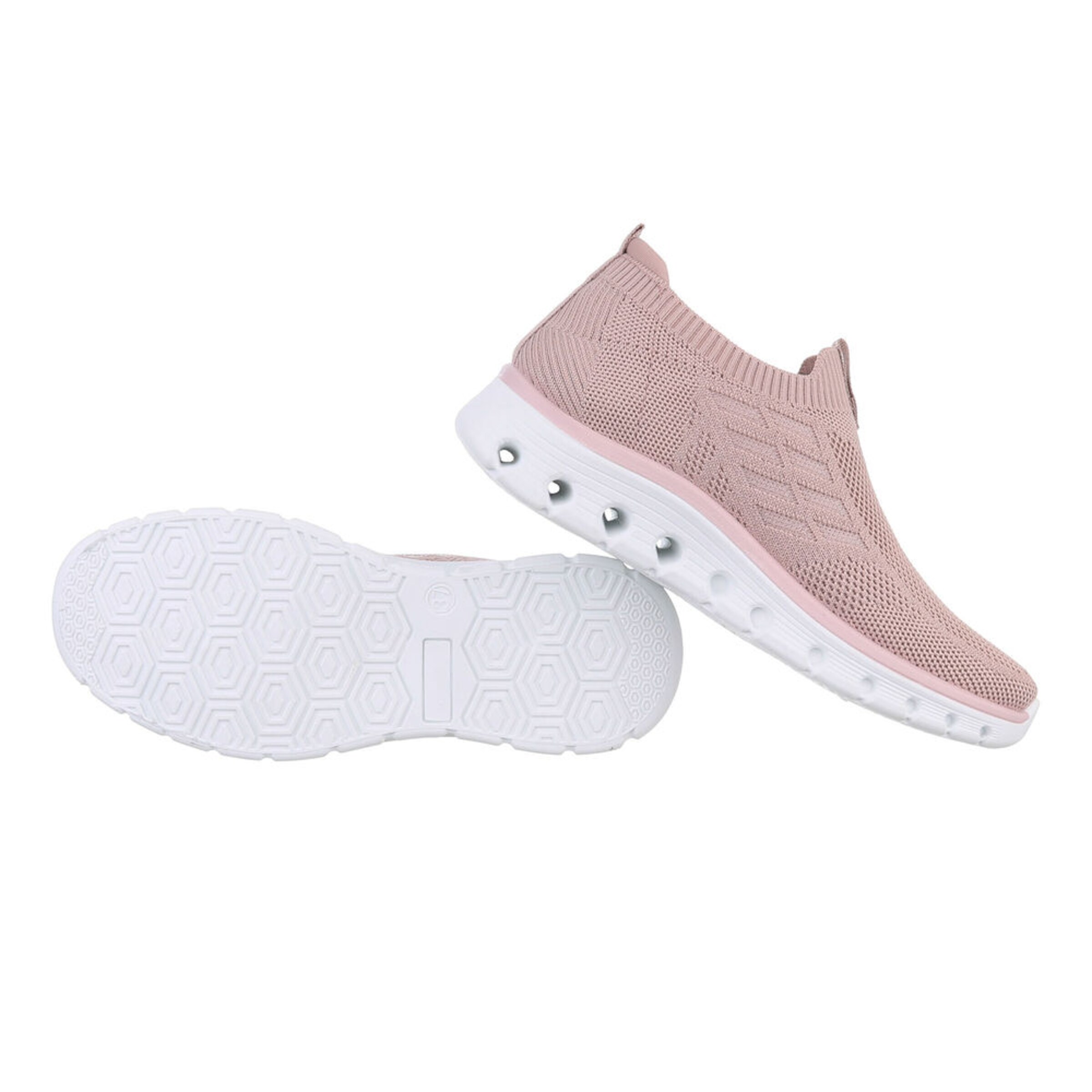 Ital-Design Slip-Ons in Pink