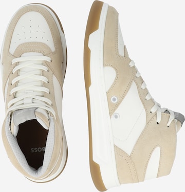 BOSS Black High-top trainers 'Baltimore' in Beige