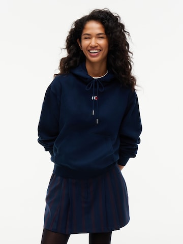 Tommy Jeans Μπλούζα φούτερ σε μπλε: μπροστά