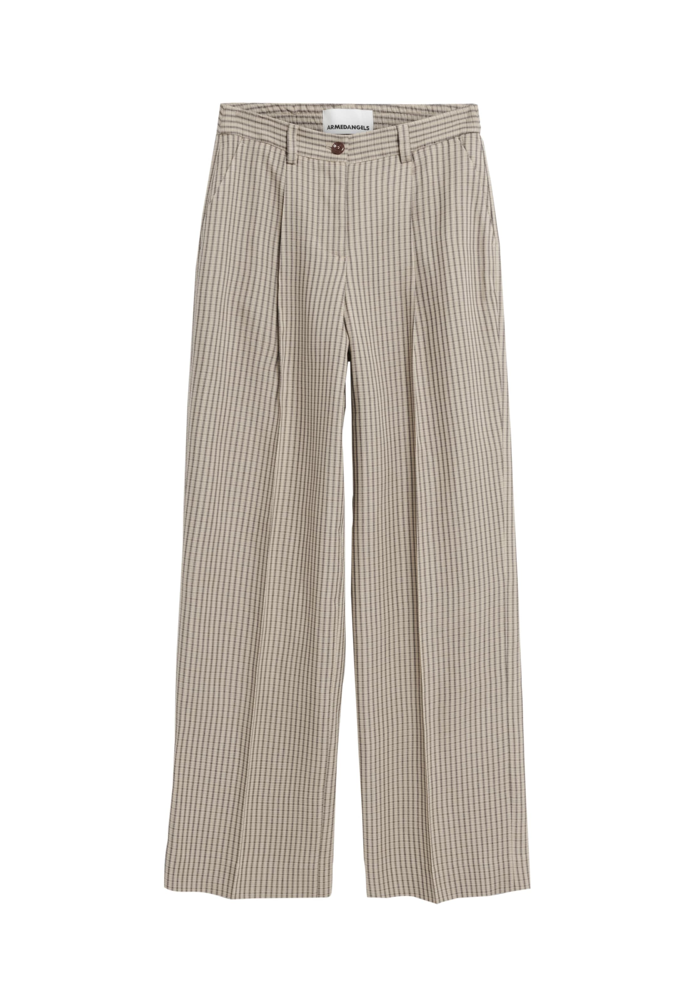 ARMEDANGELS Wide leg Pantalon 'Maali' in Beige: voorkant