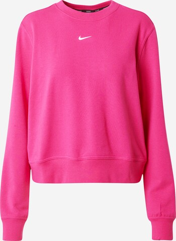 Sweat de sport 'One' NIKE en rose : devant