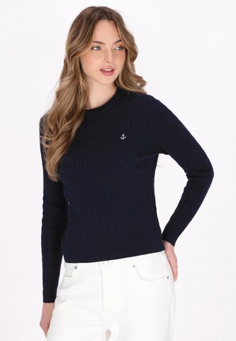 DreiMaster Maritim Sweater in Blue: front