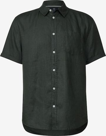 Street One MEN Regular Fit Hemd in Grün: Vorderseite