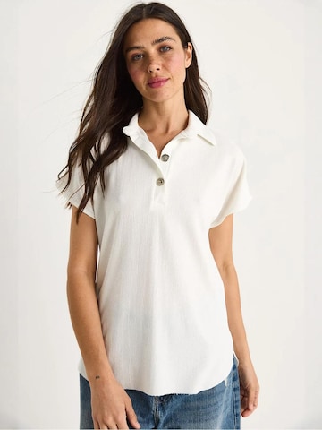 Bianco Lucci Shirt in Wit: voorkant