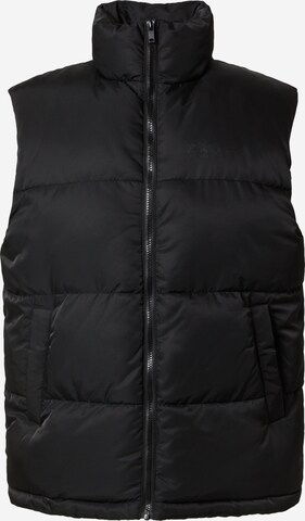 DAN FOX APPAREL Bodywarmer 'Vincent' in Zwart: voorkant