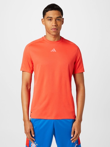ADIDAS PERFORMANCE Toiminnallinen paita 'Workout' värissä punainen: edessä
