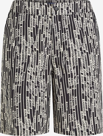 KARL LAGERFELD JEANS Regular Housut värissä musta: etupuoli