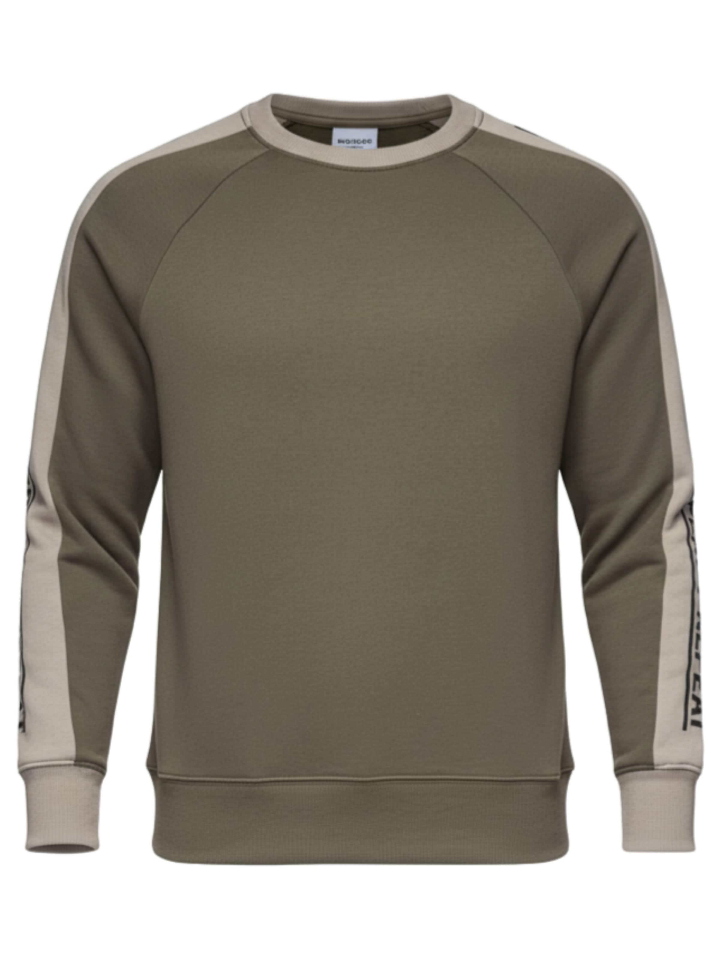 Ombre Sweatshirt 'OM-SSNZ-0200' in de kleur Kaki, Productweergave