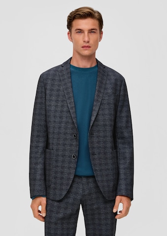 s.Oliver Slim fit Suit Jacket in Blue: front