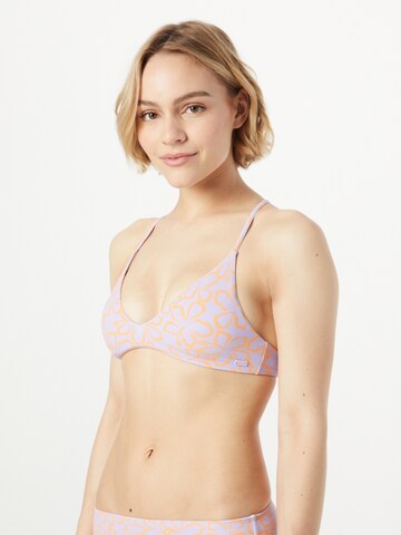 ROXY Triangel Bikinitop 'HAWAIIAN HEAT' in Lila: voorkant