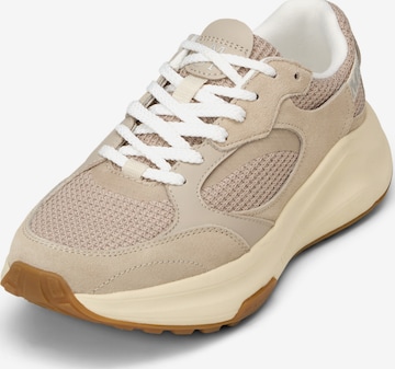 Baskets basses Marc O'Polo en beige : devant