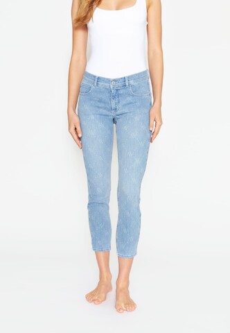 Angels Slimfit Jeans in Blauw: voorkant