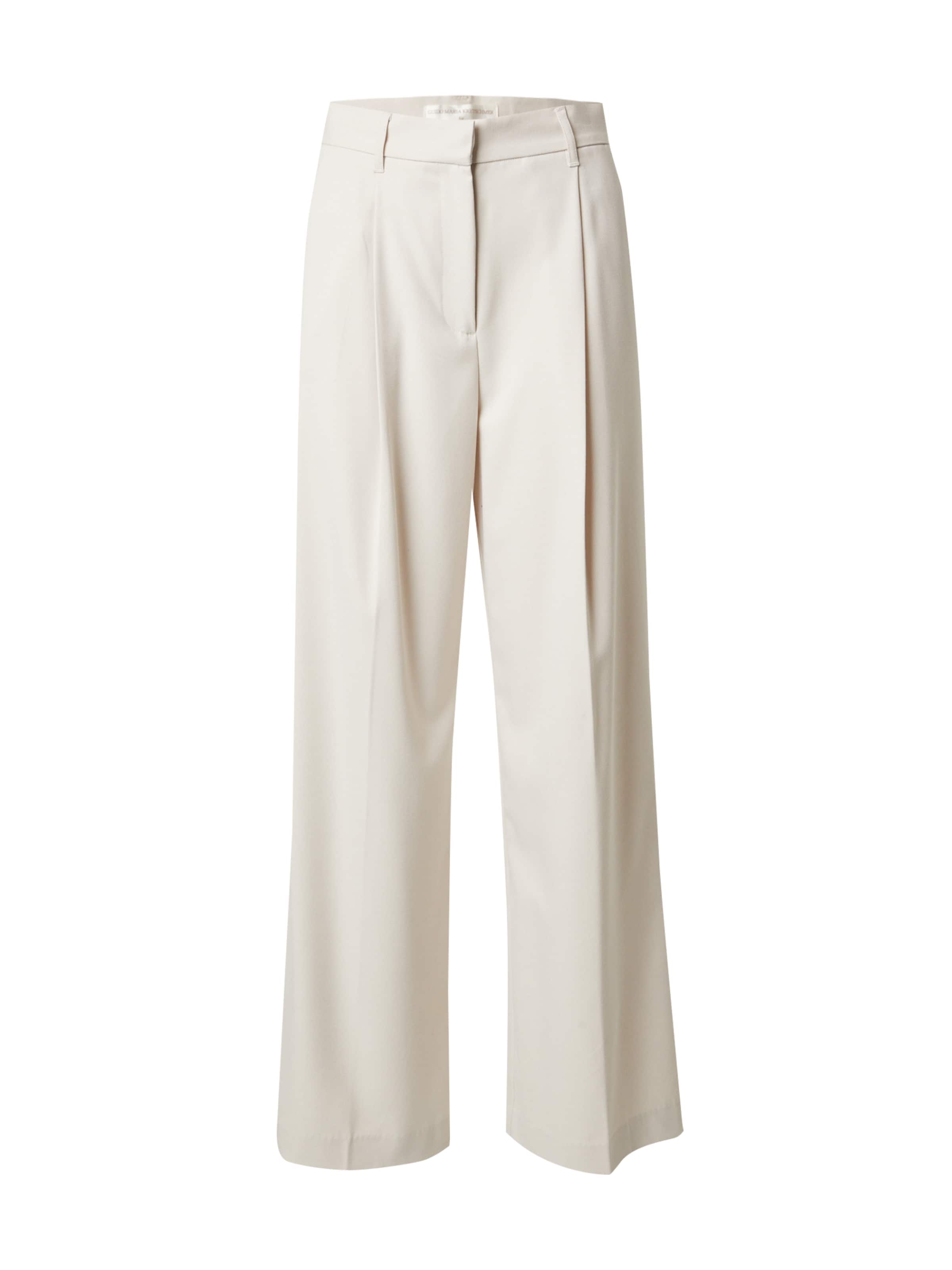 Guido Maria Kretschmer Women Pleat-Front Pants 'Svea' in natural white, Item view