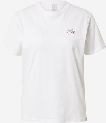 Iriedaily T-Shirt 'Peacy Ride' in Weiß: predná strana